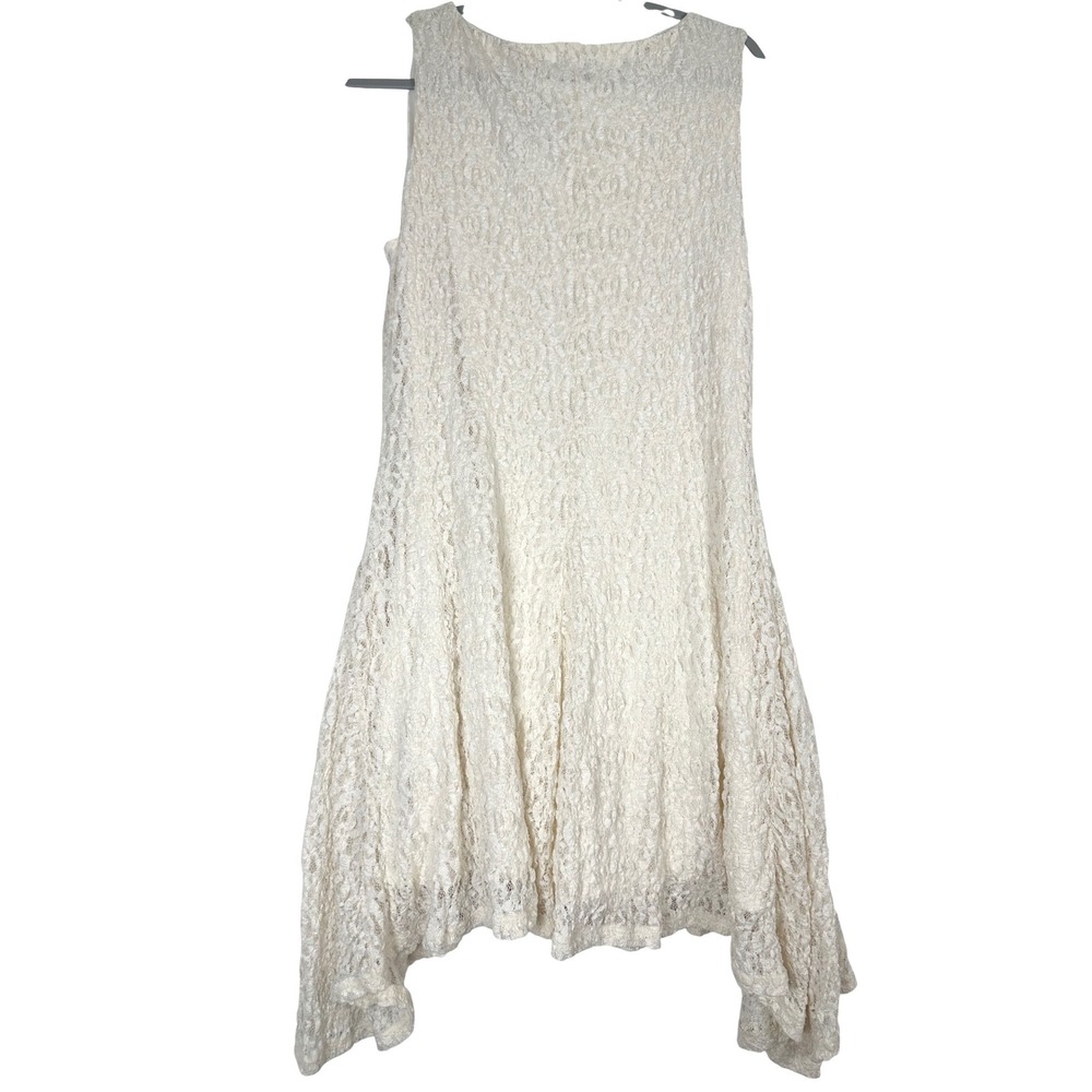 Abercrombie Cream Lace Dress Medium Wedding Guest Flowy Coquette Balletcore NWT - Picture 3 of 9